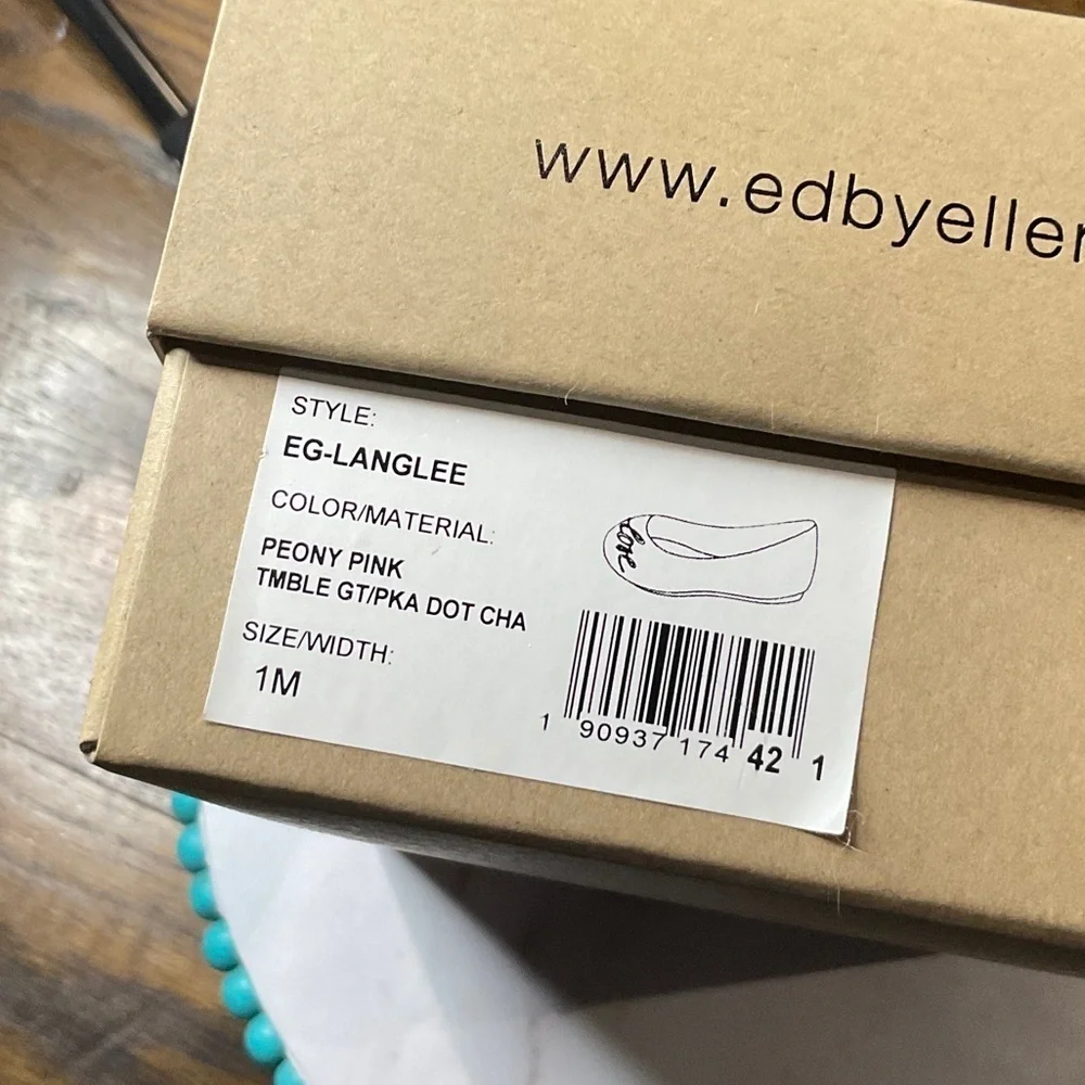 Ellen Degeneres Love Embroidered Flats For Kids